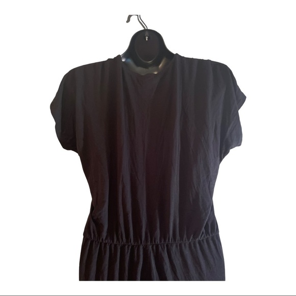 LOVEPELLA Short Sleeve Wrap Top Jumpsuit black - Picture 8 of 13
